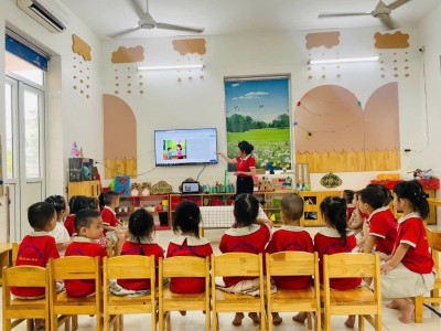 🤖 Ứng dụng Công nghệ AI vào hoạt động học của lớp MG 3-4 tuổi Chất lượng cao Kitty 🤖