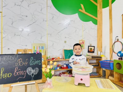 HOẠT ĐỘNG TRẢI NGHIỆM: BÉ LÀM KẸO BÔNG 🍭 🌈 Lớp Chất Lượng Cao SUNNY 🌈